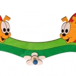 Cuier din lemn cu trei cârlige, buburuze DoDo