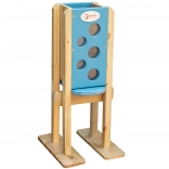 Panou din lemn pentru nisipar CLASSIC WORLD, galben, de la 3 ani