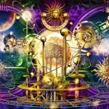 puzzle sistemul solar auriu 500 piese RAVENSBURGER