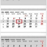 Calendar de perete pentru 4 luni pliabil 2026