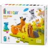 Hey Clay: Povestea câinilor - set de plastilină