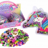Set de creat brățări cu mărgele și pandantive unicorn
