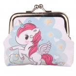 Portofel copilăros cu unicorn și steluțe