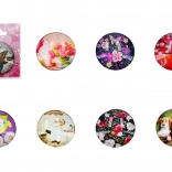 Magnet 3D din sticlă Mix