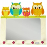 Hess cuier cu oglindă Familia de bufnițe