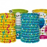 Lampaş de hârtie colorat tip cilindru 15 cm