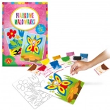 Picturi cu nisip Zână, Flori