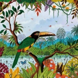 Puzzle Arassari Colorat 1500 piese