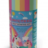 Set creativ de cusut – unicorni