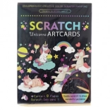 Imagini răzuibile cu unicorni – set de 9 bucăți