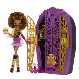 Păpușă MONSTER HIGH Secrete înfiorătoare Clawdeen Wolf cu dulap secret și accesorii