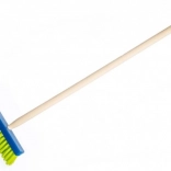 Mătură albastră cu coadă din lemn - 80 cm