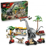lego jurassic world vânătoarea de tytanozaur și raptor