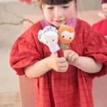 Set marionete de deget Scufița Roșie de la Lilliputiens