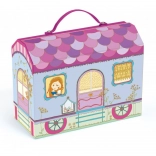 DJECO Tinyly figurina Bluchka cu casă de călătorie