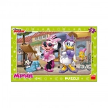 Puzzle Minnie la Montmartre cu 15 piese