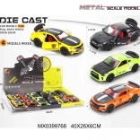 Mașinuță sport metalică 1:36 cu uși care se deschid și mecanism pull-back