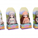 Păpușă în ținută de iarnă 15 cm