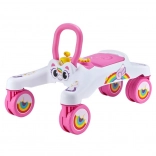 Vehicul de împins TINY TOWN Slider alb – unicorn