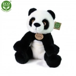 Panda de pluș așezată 27 cm eco‑friendly