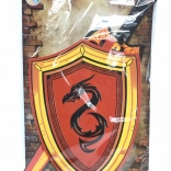 Sabie și scut din spumă cu motiv de dragon