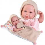 Păpușă realistă bebeluș Antonio Juan Luca 42 cm