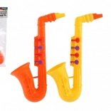 Saxofon din plastic pentru copii 24 cm – 2 culori