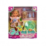 Păpușa Evi cu cățeluș și accesorii