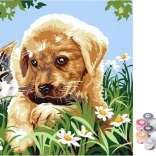 Pictură după numere Prieteni drăguți