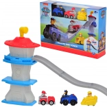 Paw Patrol turn deluxe 3‑în‑1 cu pistă și 3 mașinuțe