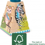 Turn de însumat din lemn Jungle small foot