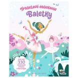 îmbrăcăminte sclipitoare pentru balerină – carte cu autocolante