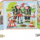 Carte puzzle magnetică Pompieri