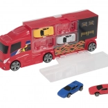 Camion de transport Teamsterz cu 4 mașinuțe