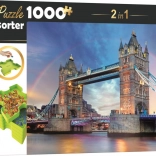 Puzzle Trefl Turnul Podului Londra 1000 piese cu trior