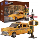 Set de construcție Pantasy taxi galben Yellow Cab 36,5 cm, 1601 piese