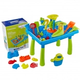 Masă pentru apă și nisip 2în1 Palmier 18 piese