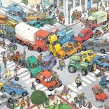 Puzzle JUMBO Jan van Haasteren – Haos în trafic, 3000 de piese