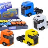 Camion metalic 1:32 fără semiremorcă, cu cabină rabatabilă, lumini și sunete