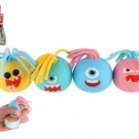 Minge antistres cu față – cu șuvițe, mix de culori