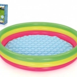 Piscină gonflabilă pentru copii BESTWAY 152 cm – în culorile curcubeului