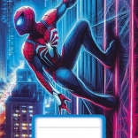 Caiet A5 neliniat cu motiv Supererou