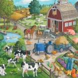 Puzzle Acasă la fermă 60 de piese RAVENSBURGER