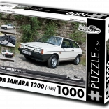 Puzzle RETRO-AUTA: Lada Samara 1300 din anul 1989 - 1000 de piese