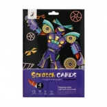 Desene de zgâriat A4 Transformers - 4 coli