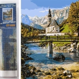 Pictură cu diamante – Biserica din Ramsau 30 × 40 cm