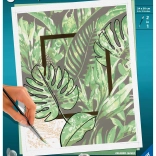 set de pictură creart calming leaves