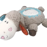 Oiță de pluș cu proiector și muzică 35 cm