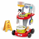 căruț de curățenie pentru copii cu accesorii 55 cm