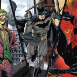 Puzzle 160 piese - Batman Gata de acțiune